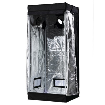 Medium Size  H Door 600D  Oxford Steel Corner Garden Greenhouse Plant Grow tent