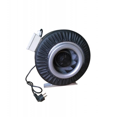 6" AC Inline Backward Centrifugal Fan Industrial Duct Fan Ventilating Exhaust  Stainless Steel  Fan